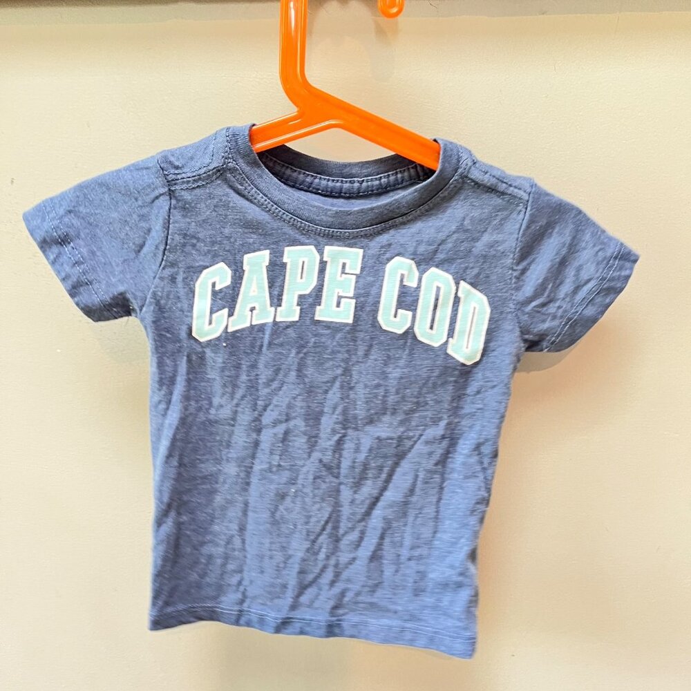 Girls Cuffy's Cape Cod Tee 6‎ Mos 60% Cotton/40% Polyester Blue